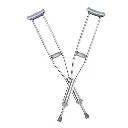 Aluminium Crutch
